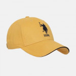 U S Polo Assn Men Mustard & Black Embroidered Baseball Cap