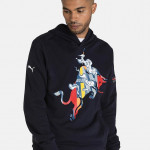 Men Blue Red Bull Racing Dynamic Bull Logo Hoodie